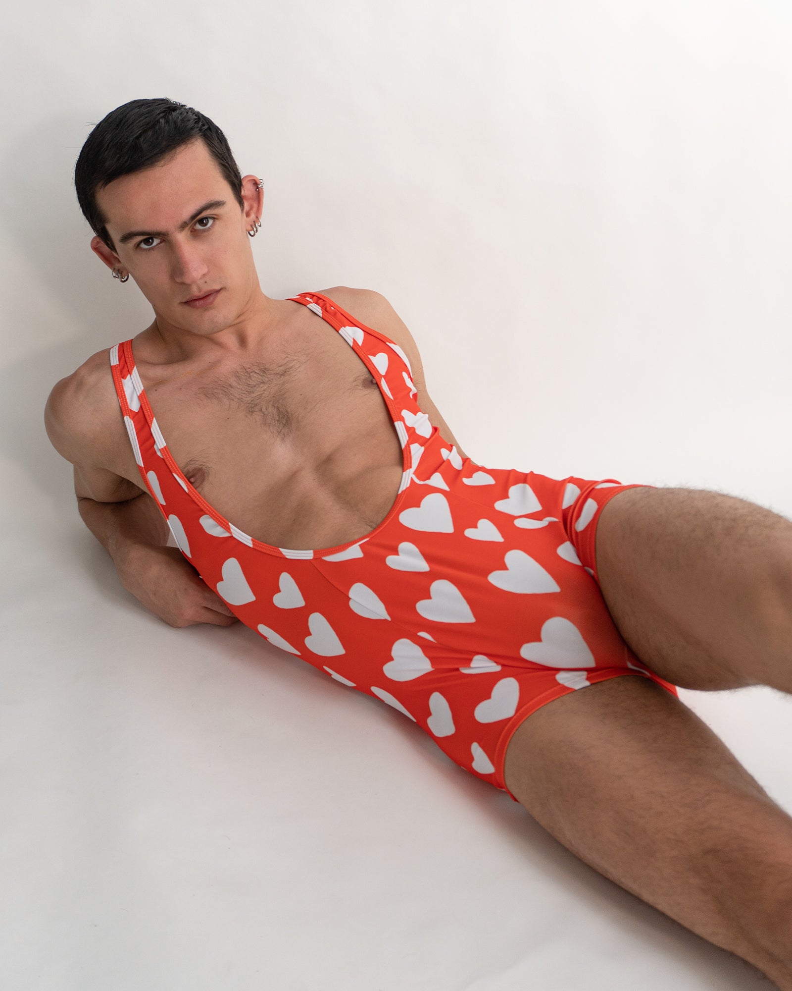 'Hearts' Lowcut Wrestling Singlet - Patrick Church