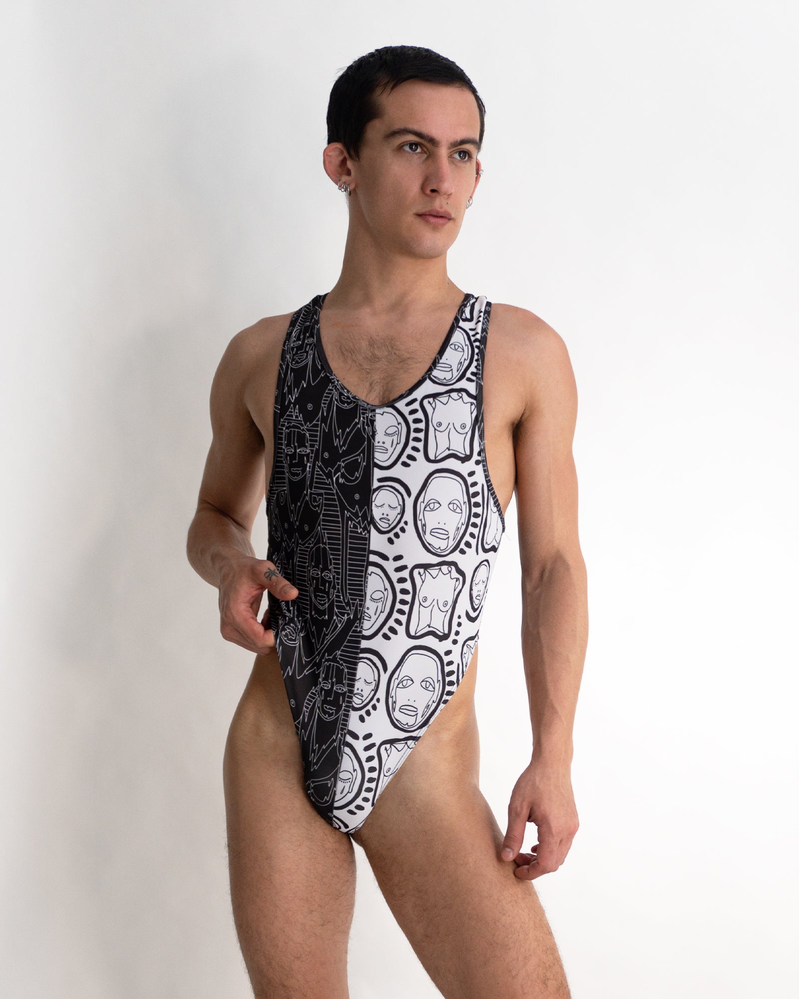Split 'Classic' One Piece Bodysuit - Patrick Church