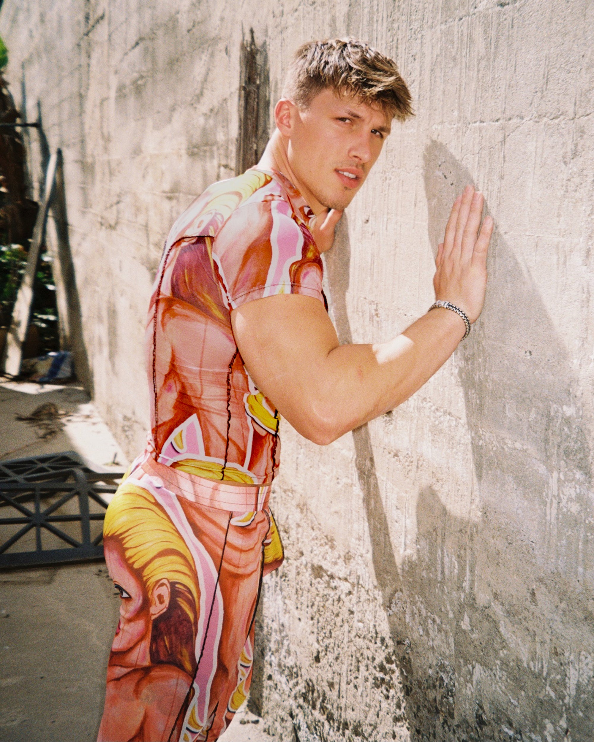 'Aphrodite' Flare Mesh Pant - Patrick Church