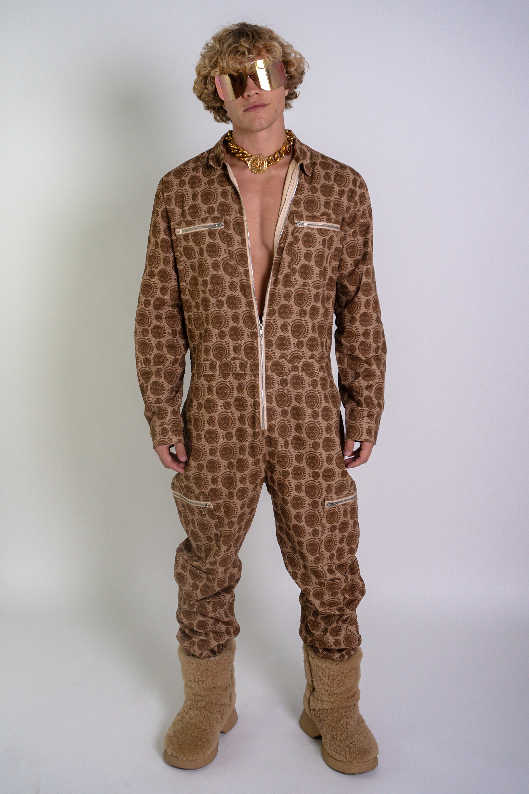 'Monogram' Boiler Suit Size M - Patrick Church