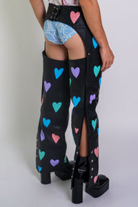 'Hearts' Leather Chaps - Patrick Church