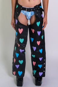 'Hearts' Leather Chaps - Patrick Church