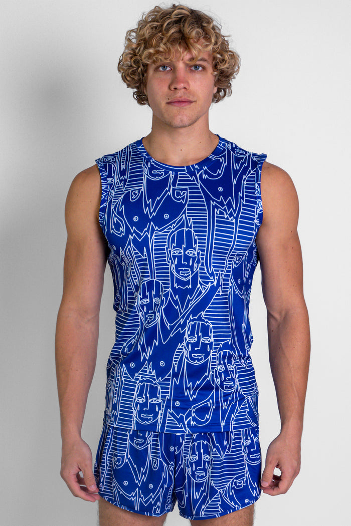 'Get In Line' Sleeveless Tee - Patrick Church