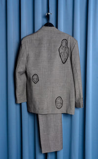 Hand Painted 'A.O.Y.' Full Suit - Large/34 - Patrick Church