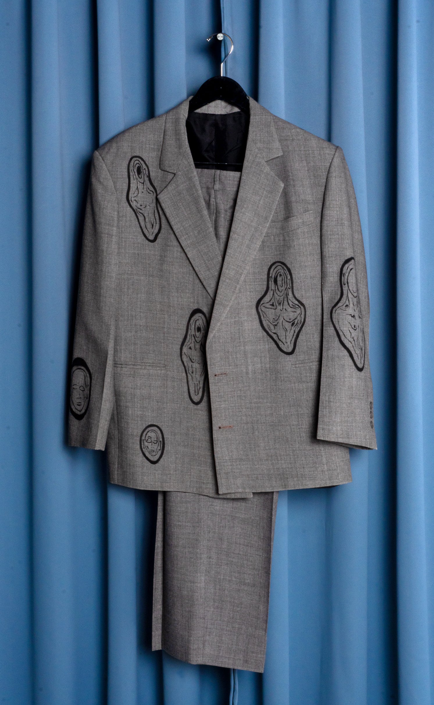 Hand Painted 'A.O.Y.' Full Suit - Large/34 - Patrick Church