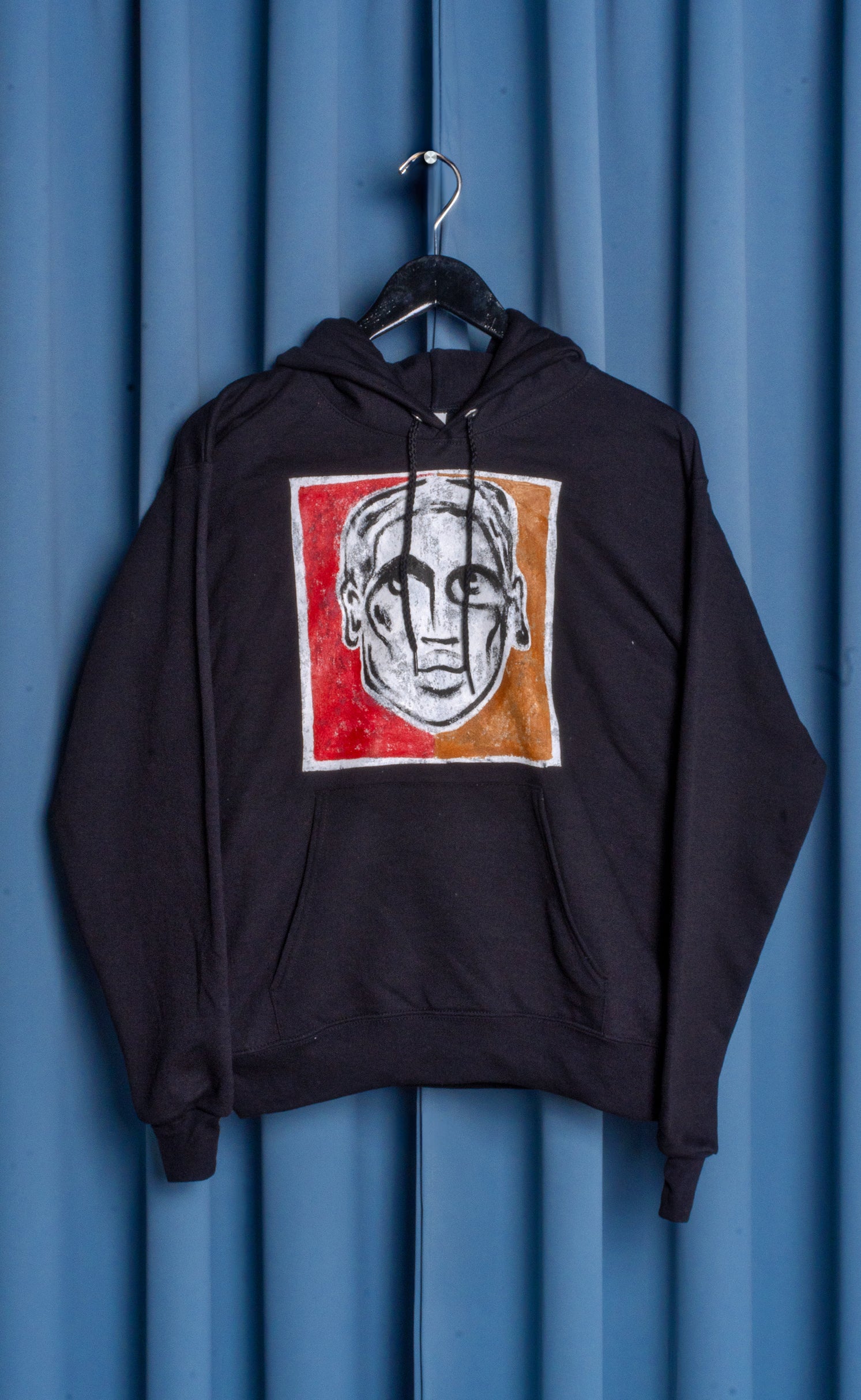 Hand Painted 'Potrait' Hoodie - Small - Patrick Church