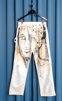 Hand Painted 'Dearest Boy' Pant - 32 Waist - Patrick Church