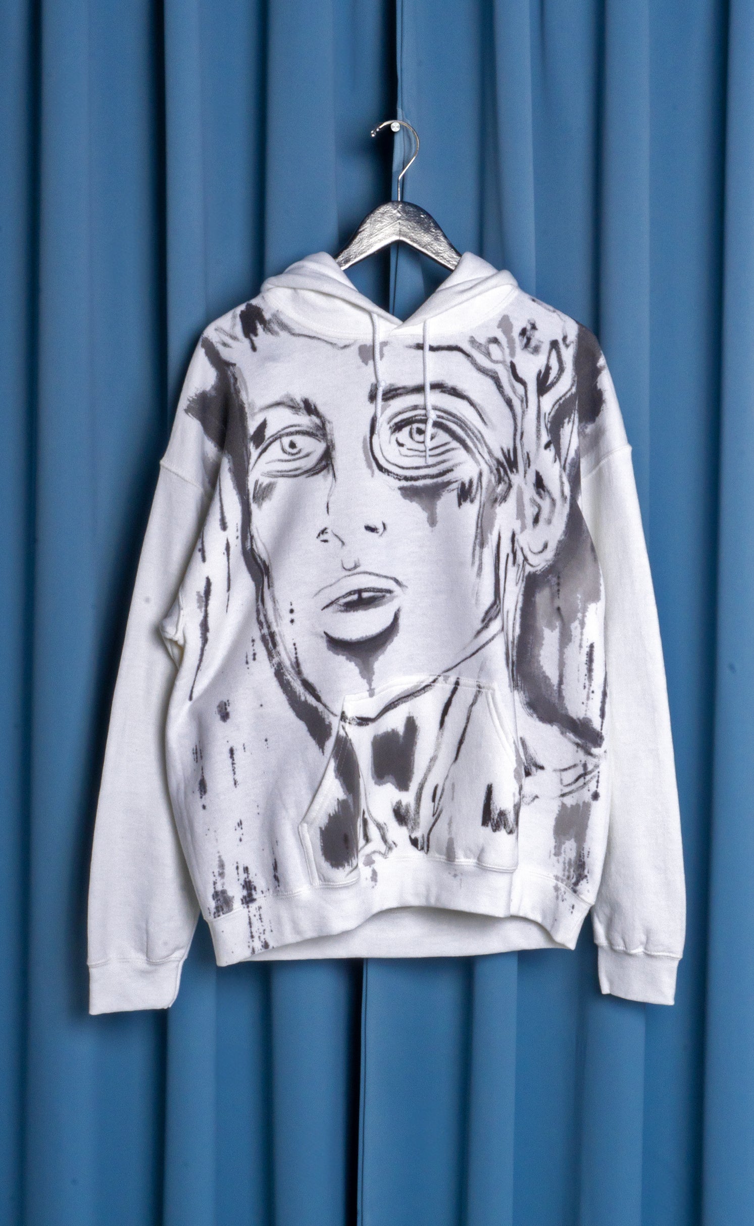 Hand Painted 'Dearest Boy' Hoodie - Large - Patrick Church