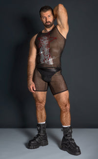 'Disco Daddy' Mesh Tank Top - Patrick Church