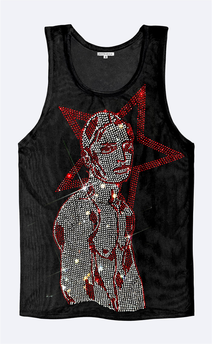 'Disco Daddy' Mesh Tank Top - Patrick Church