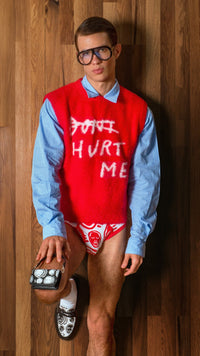 'Don't Hurt Me' Mohair Sweater - Patrick Church