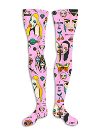'Tattoo' Thigh High Stocking - Patrick Church