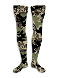 'Active Duty' Thigh High Stocking - Patrick Church