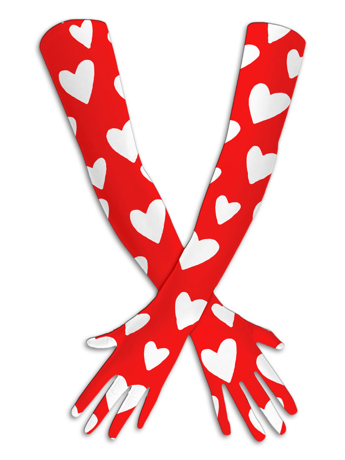 'Hearts' Opera Gloves - Patrick Church