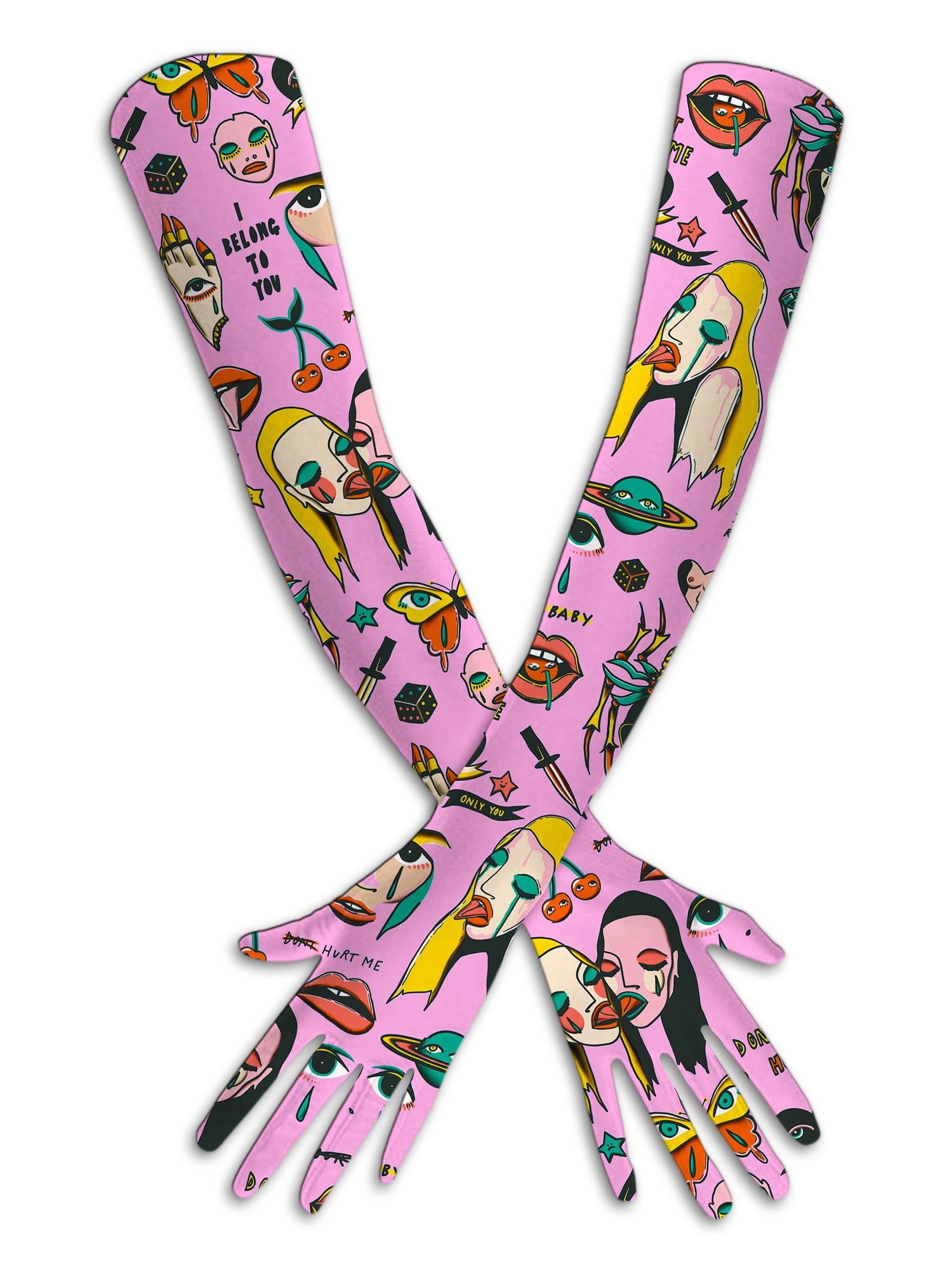 'Tattoo' Opera Gloves - Patrick Church