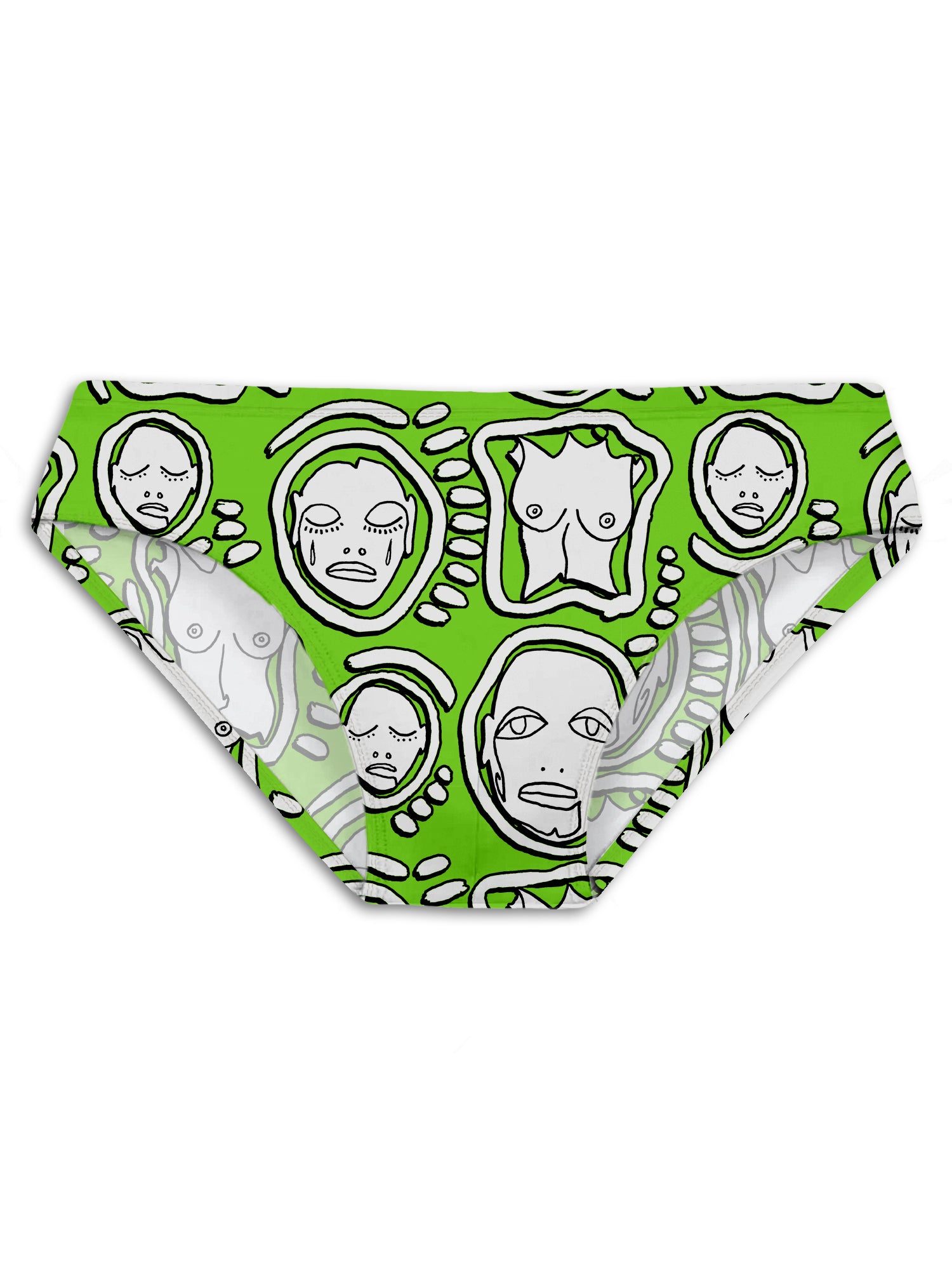 Lime 'All Over You' Swim Brief - Patrick Church