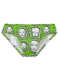 Lime 'All Over You' Swim Brief - Patrick Church