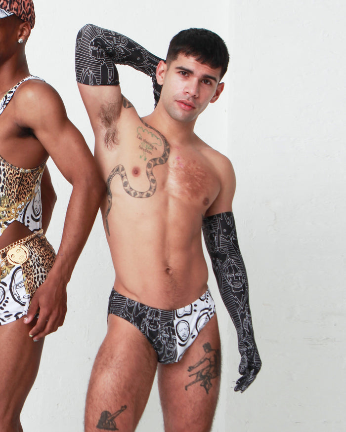 'Get In Line' Opera Gloves - Patrick Church
