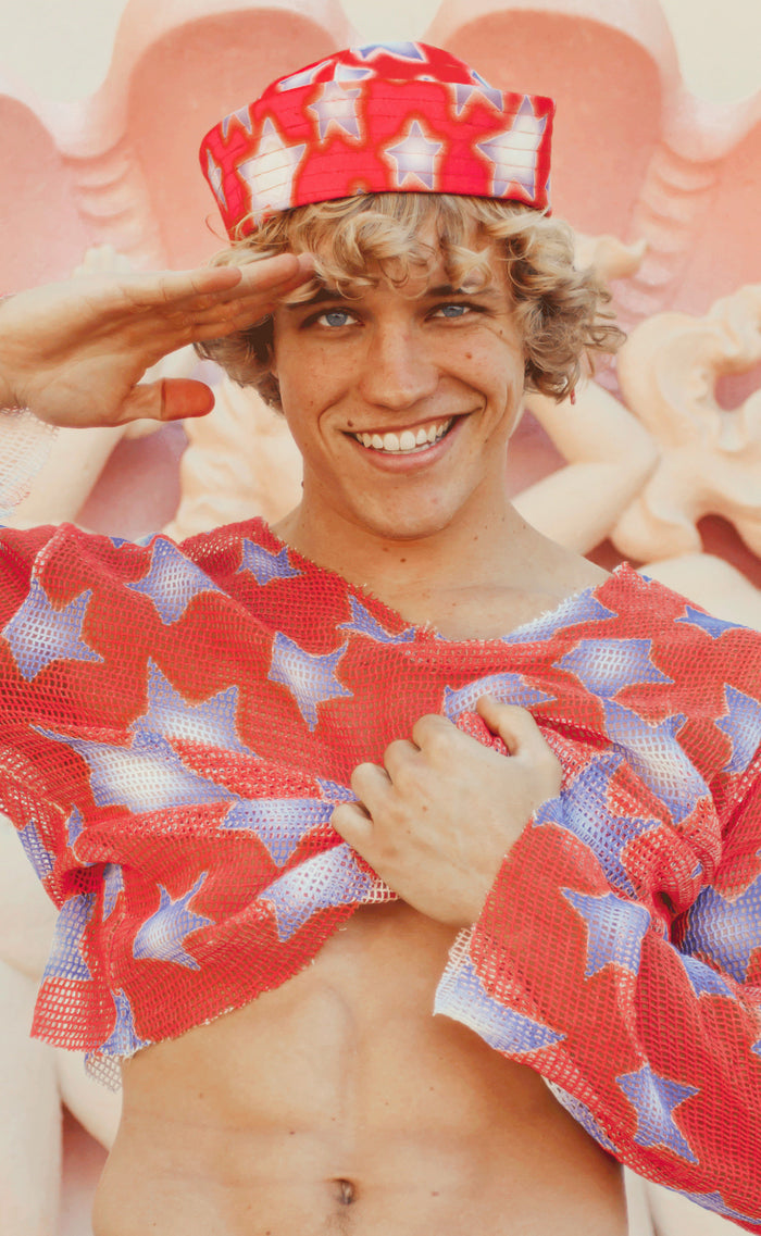 'Star Boy' Loose Knit Top - Patrick Church