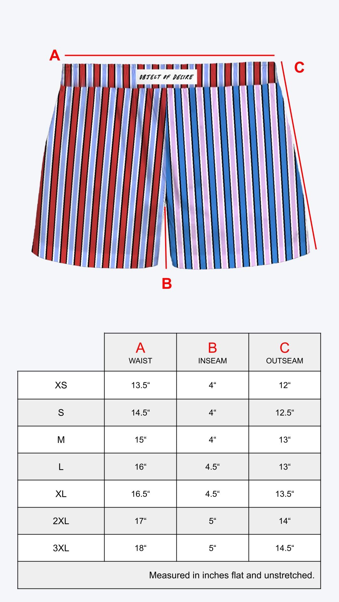 'The Lovers' Stripe Shorts