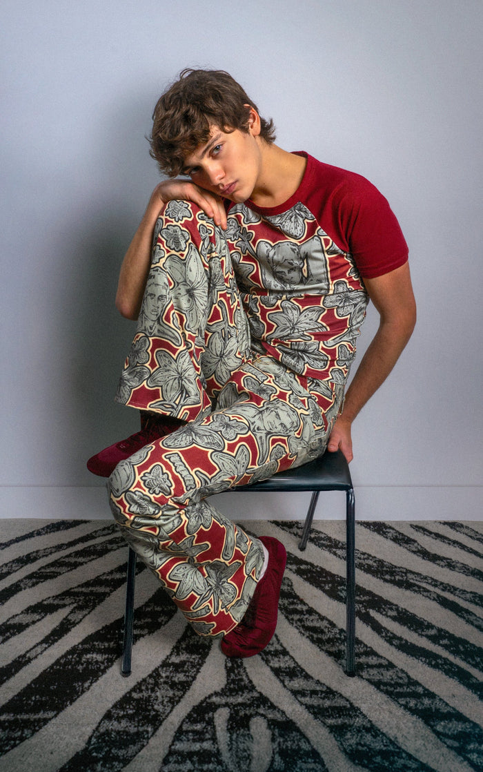 'Lucky Boy' Boot Cut Jeans - Patrick Church