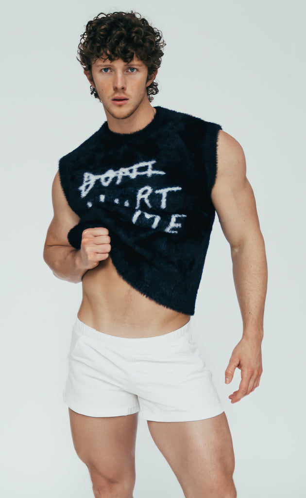 Don't Hurt Me' Mohair Vest