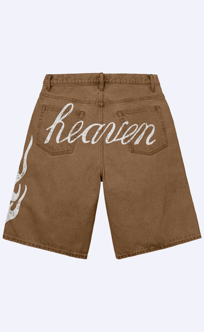 'Wasted Days' Baggy Denim Shorts - Patrick Church