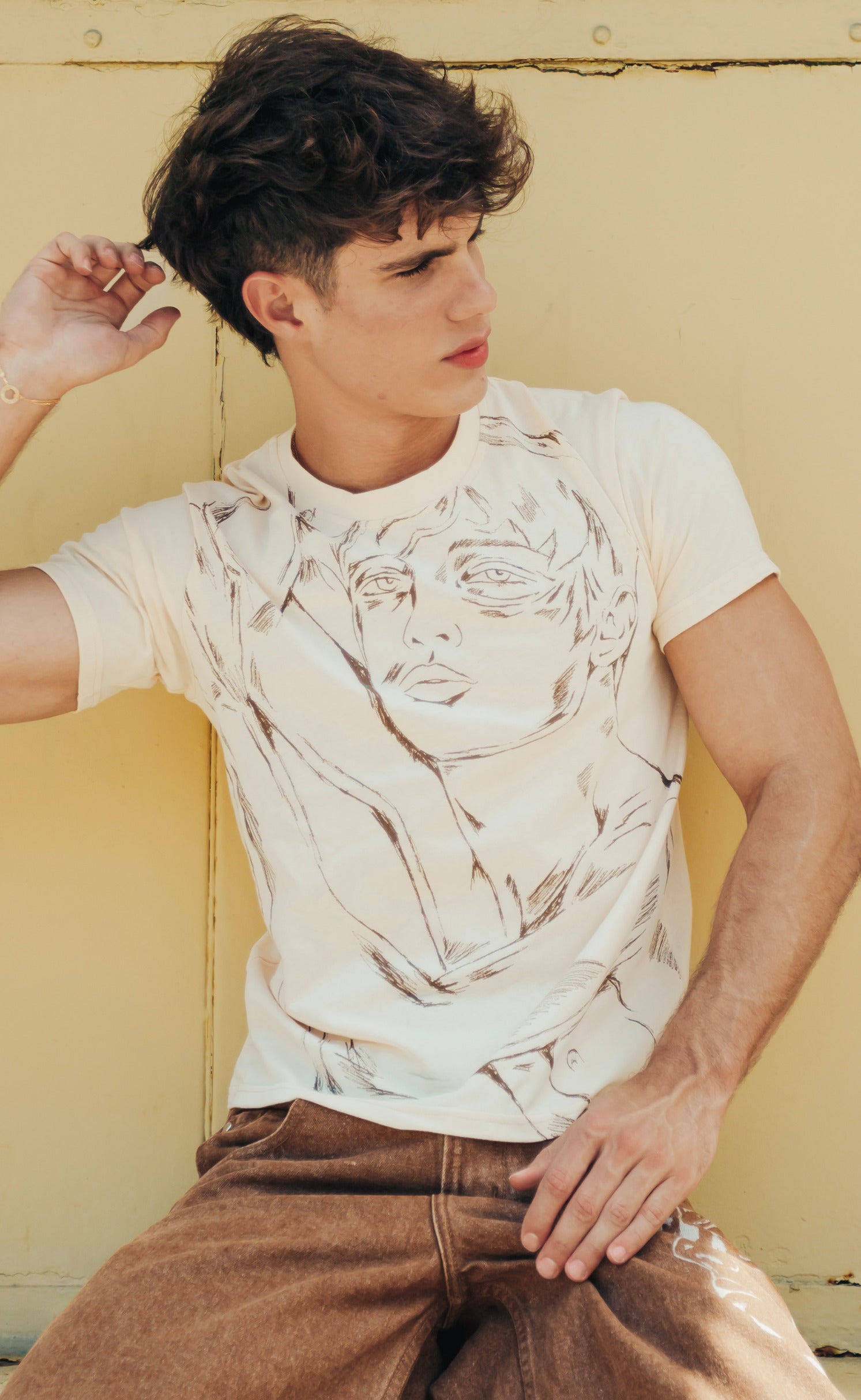 'Wasted Nights' Retro Fit T-shirt - Patrick Church