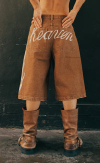 'Wasted Days' Baggy Denim Shorts - Patrick Church