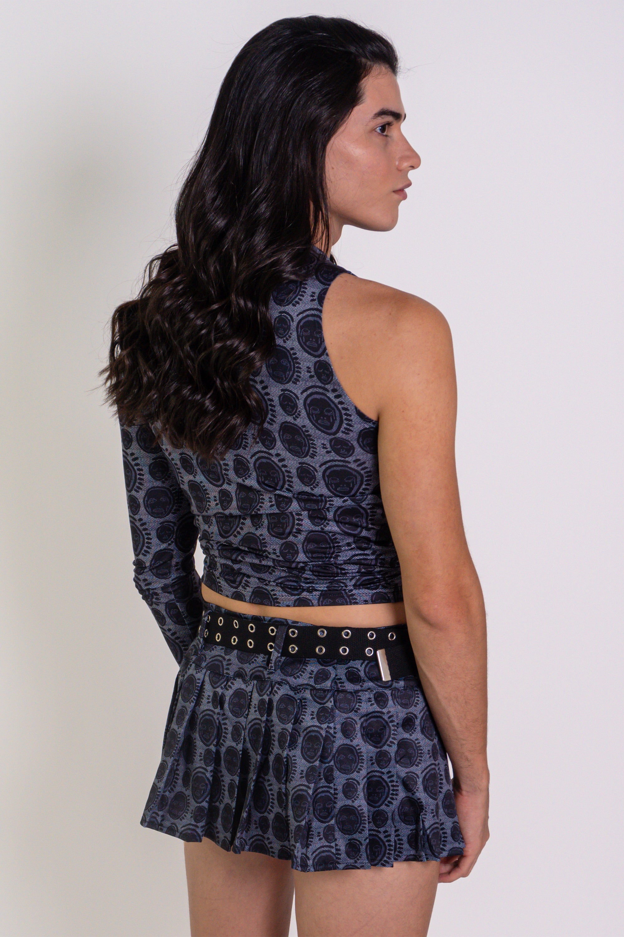 'P.C.Monogram' Asymmetrical Top - Patrick Church