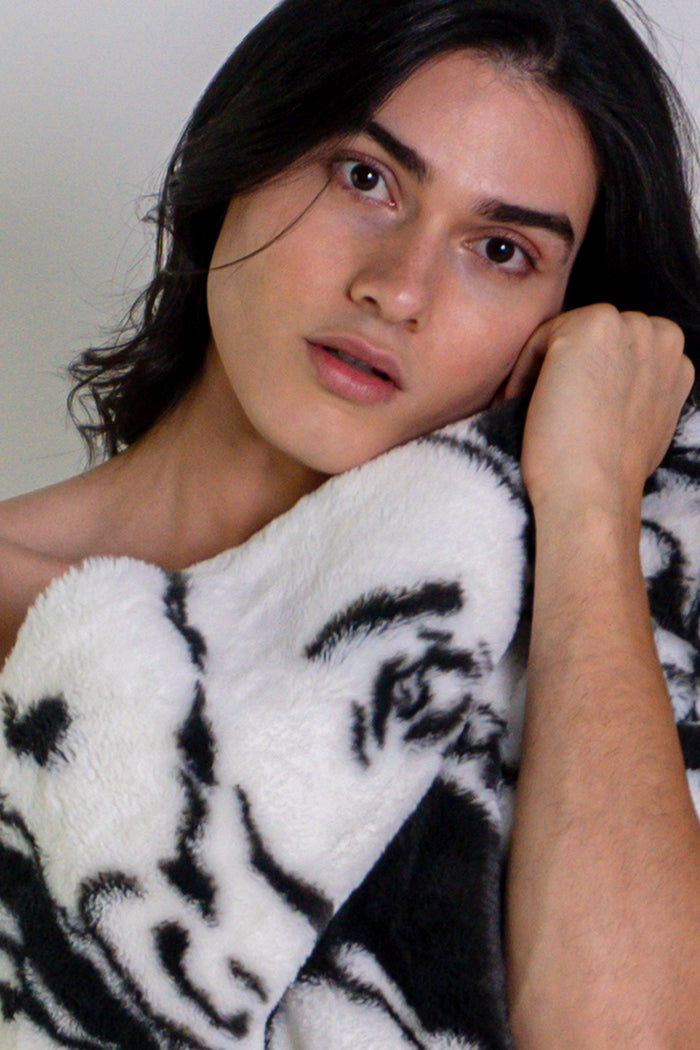 'Dearest Boy' Faux Fur Blanket - Patrick Church