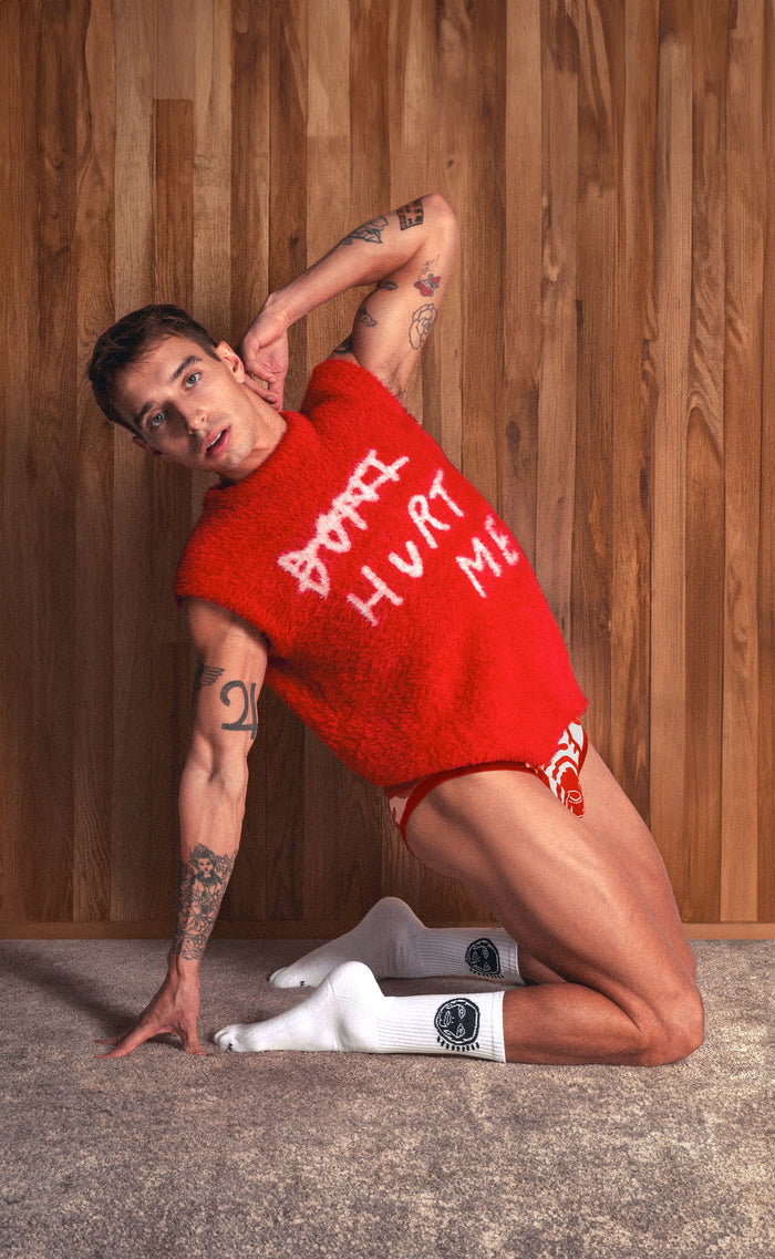 'Don't Hurt Me' Mohair Sweater - Patrick Church
