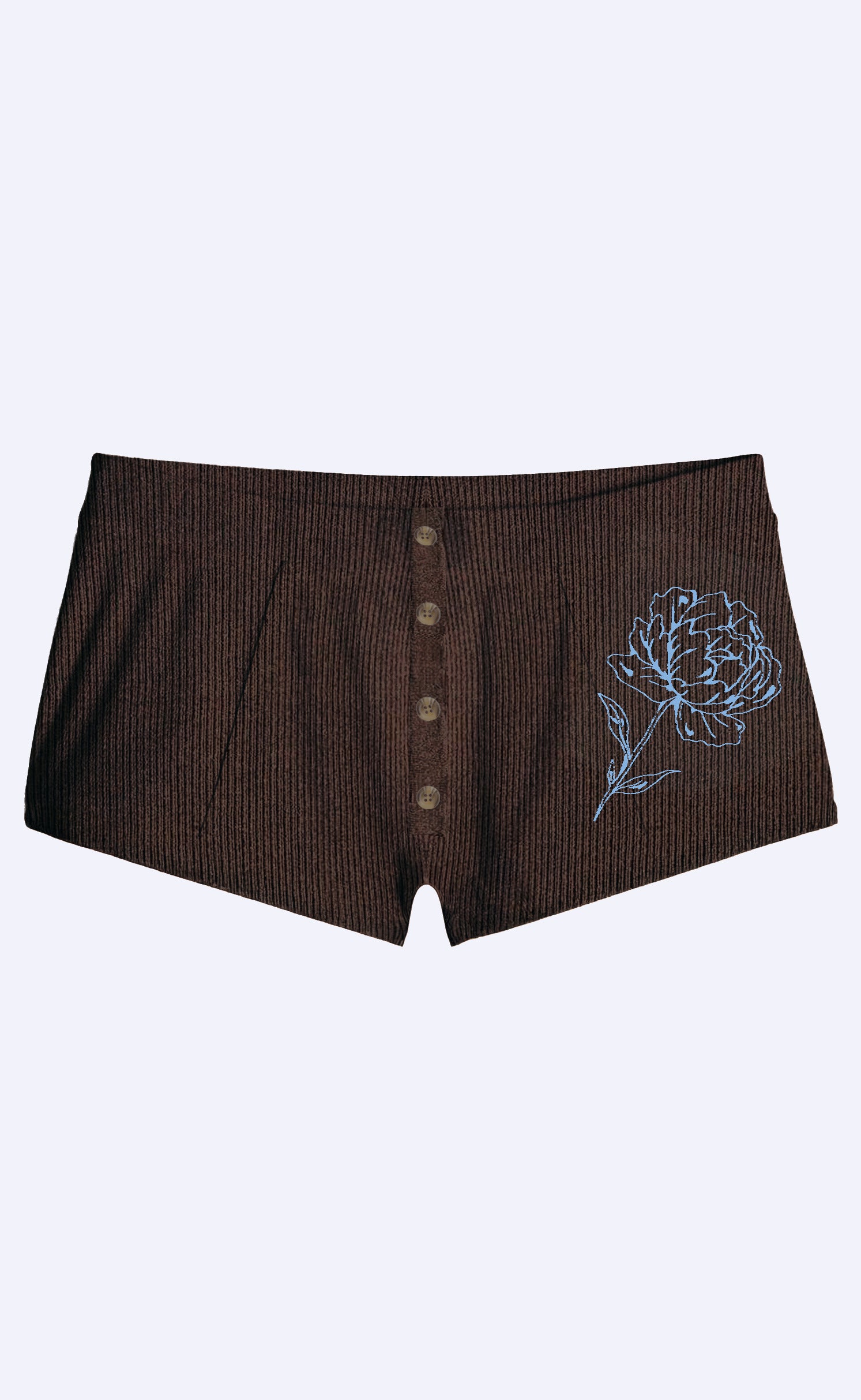 'The Lovers' Button Down Shorts - Patrick Church