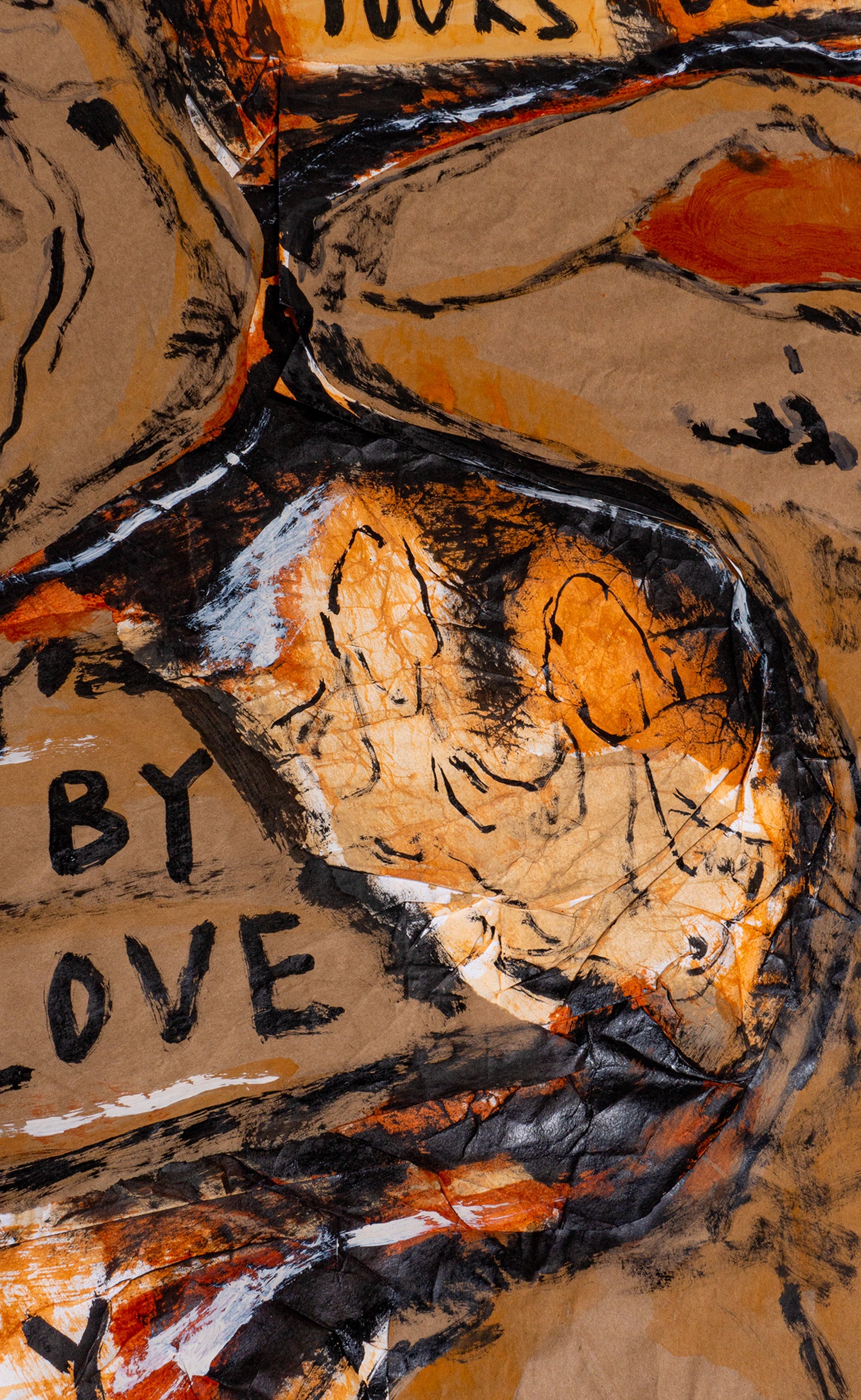 'Forever (Mr. Universe)', 50" x 75" Collage
