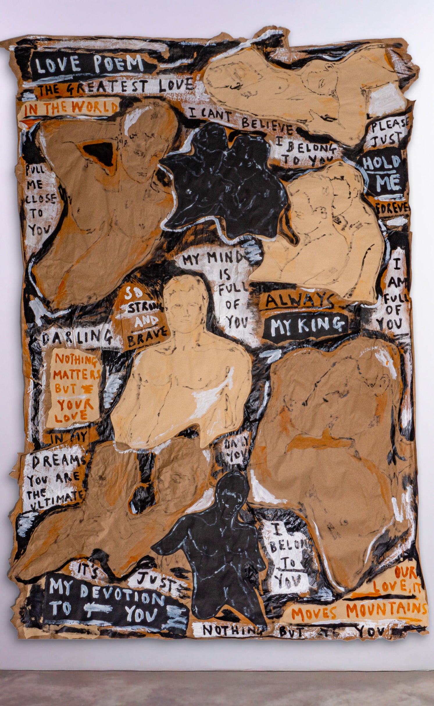 'Nothing But You', 50" x 75" Collage