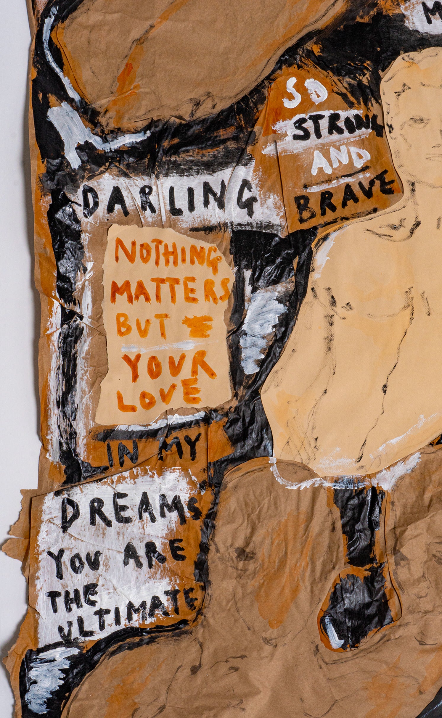 'Nothing But You', 50" x 75" Collage