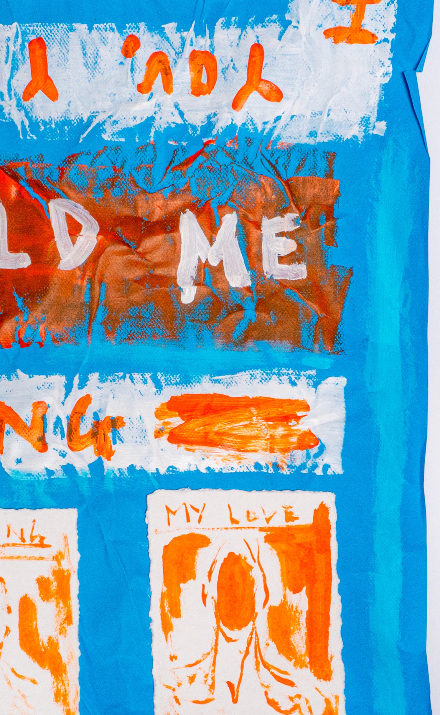 'Take Me To A New Place', 50" x 75" Collage