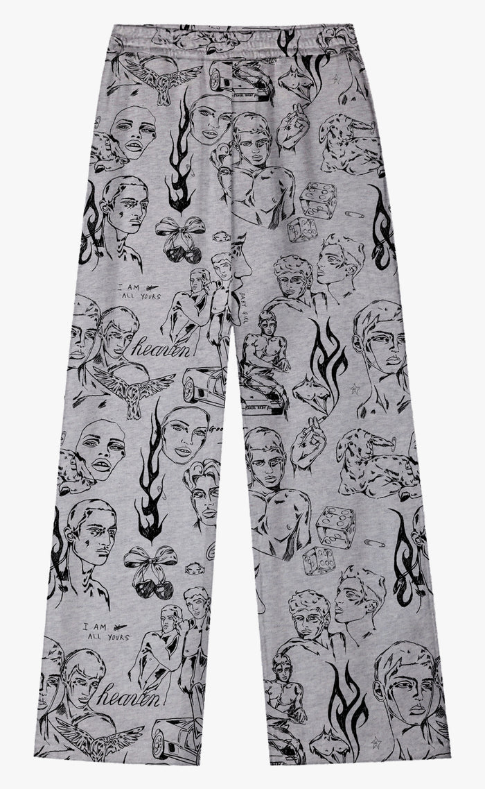 'Everybody's Crush' Wide-Leg Sweatpant - Patrick Church
