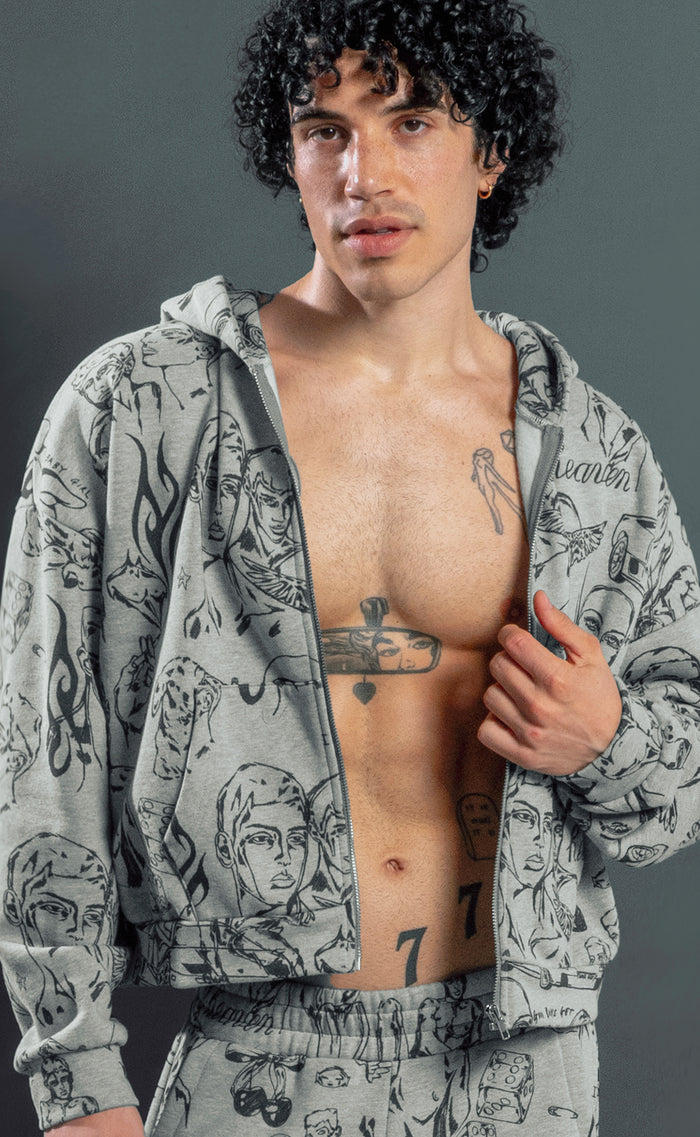 'Everybody's Crush' Zip-up Hoodie - Patrick Church