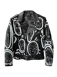 'ALL OVER YOU' Hand Painted Leather Jacket - Patrick Church