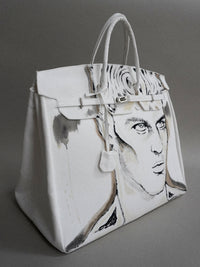 'Dearest Boy' Painted Canvas Bag - Patrick Church