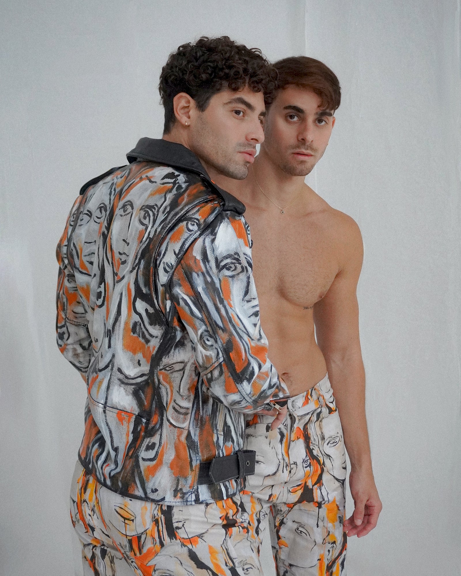 'Dearest Boy' Hand Painted Leather Jacket - Patrick Church
