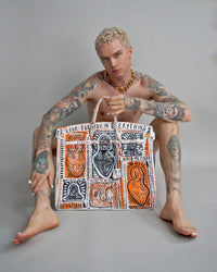 'Devotion' Painted Canvas Bag - Patrick Church