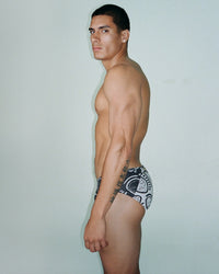 Split 'All Over You' Swim Brief - Patrick Church