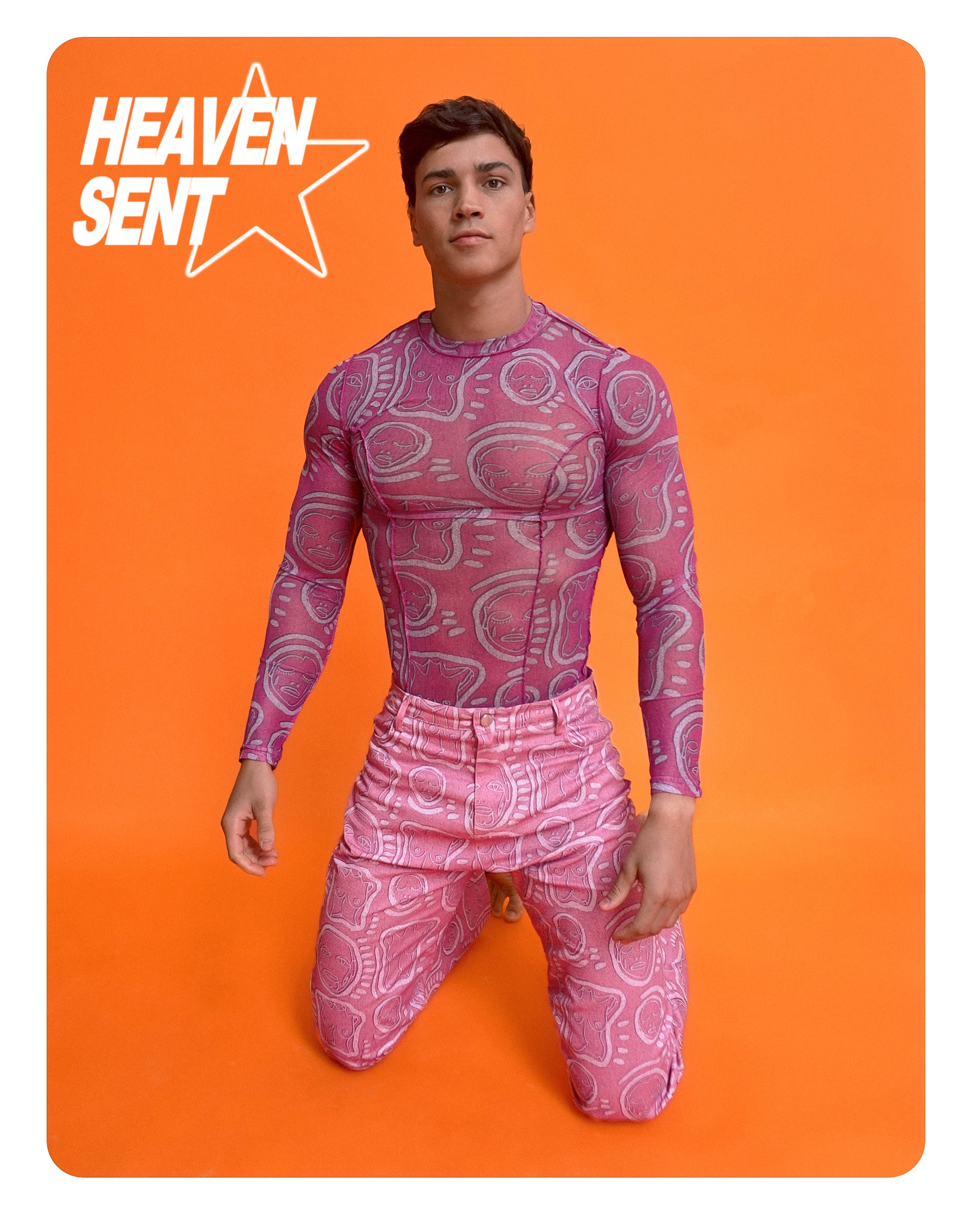 'All Over You' Long Sleeve Mesh Top - Patrick Church