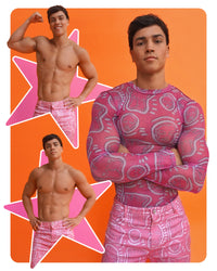 'All Over You' Long Sleeve Mesh Top - Patrick Church