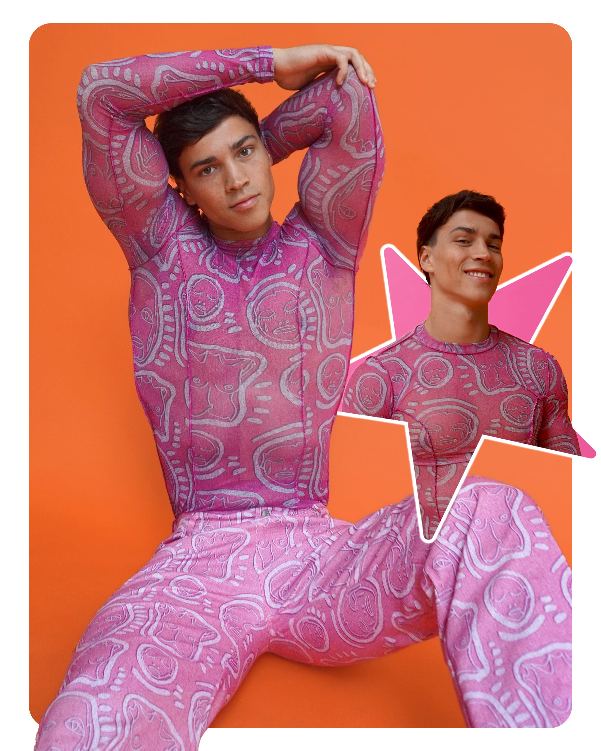 'All Over You' Pink Jeans - Patrick Church