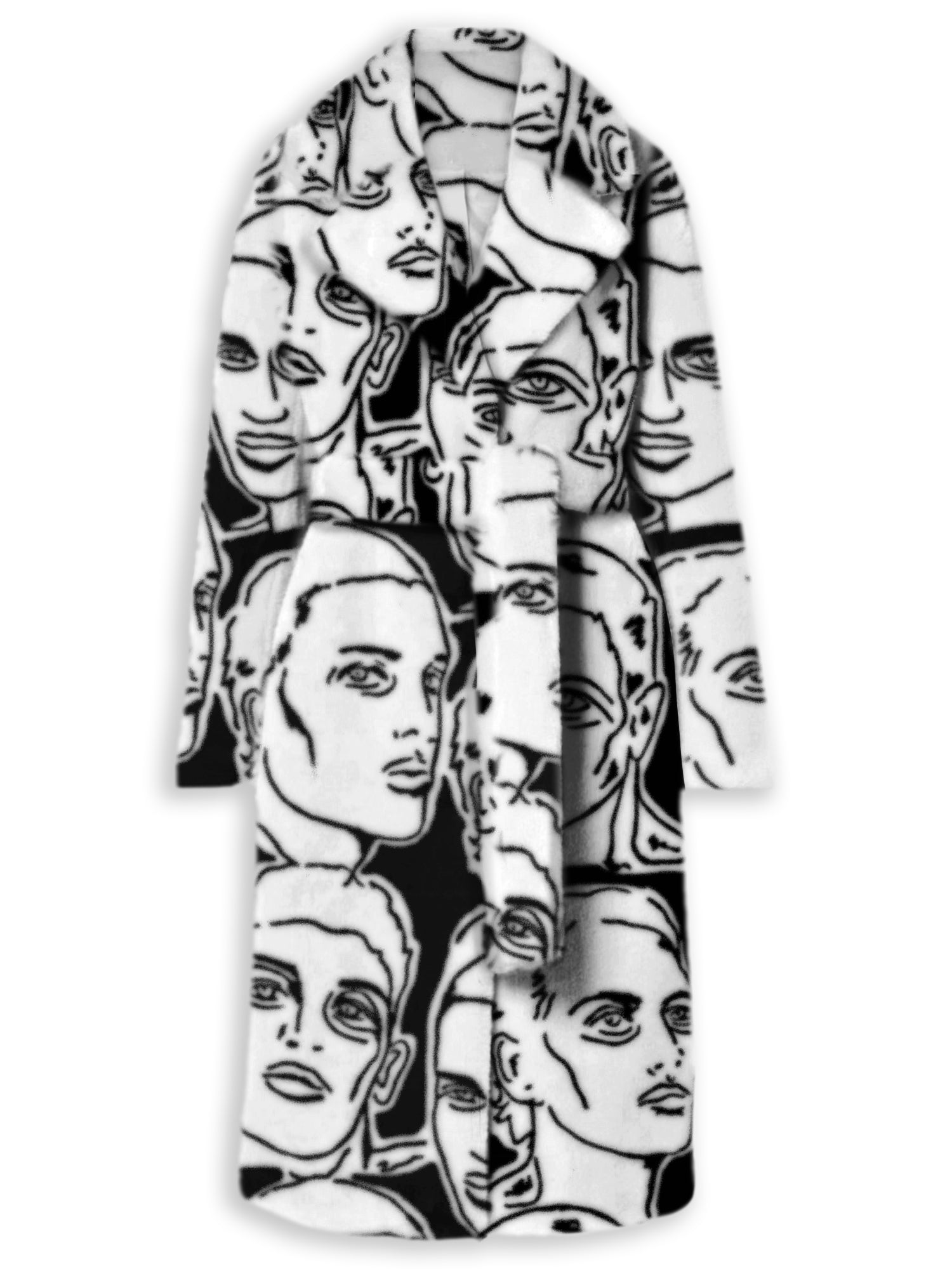 'Dearest Boy' Faux Fur Trench Coat - Patrick Church