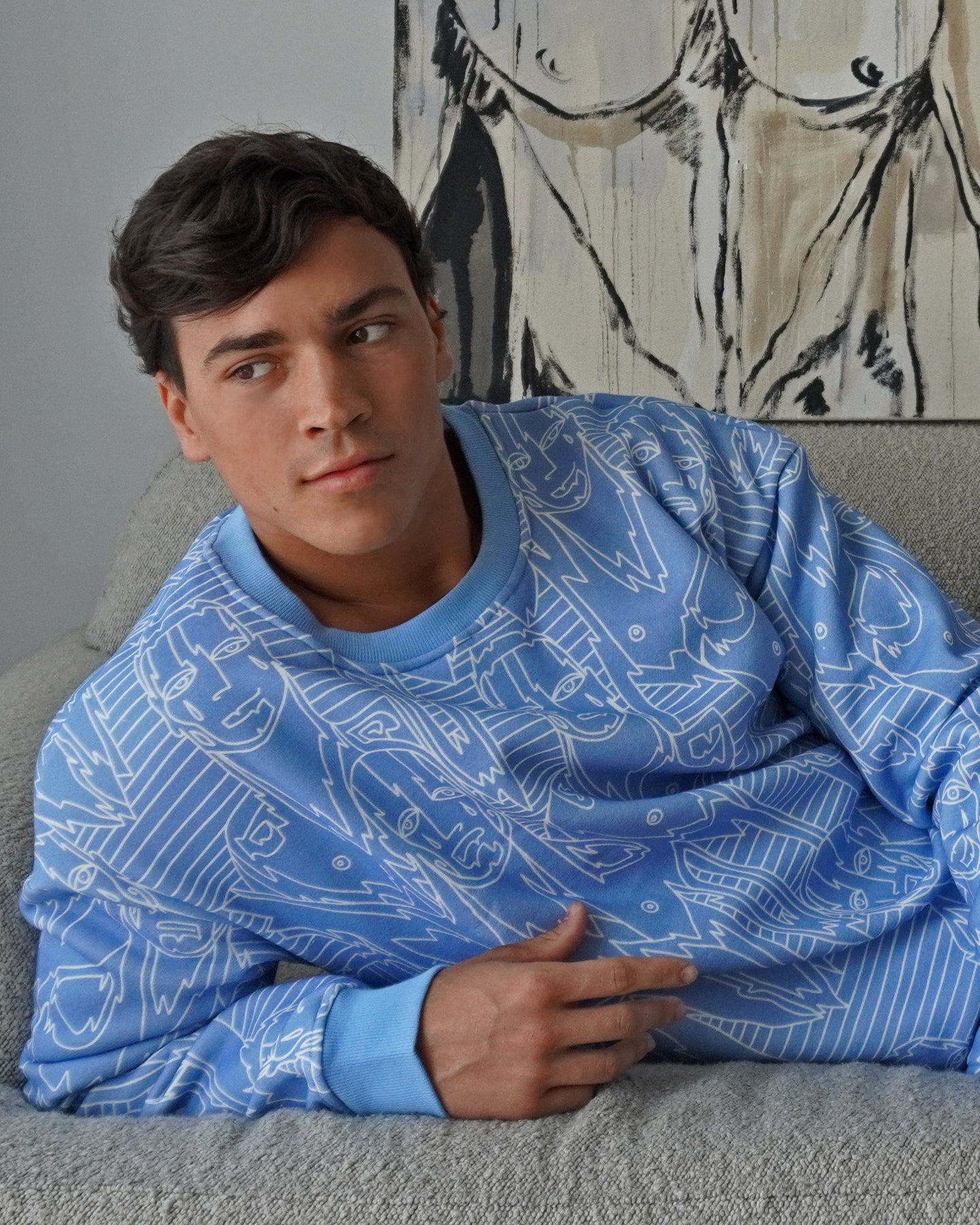 'Get In Line' Sweatshirt - Patrick Church