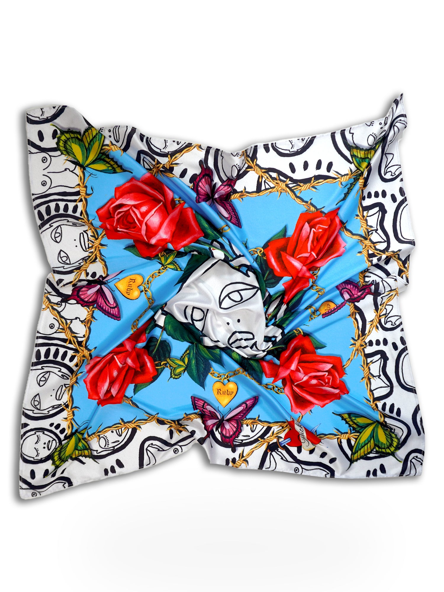 'Vegas Butterfly' 36 " Scarf - Patrick Church